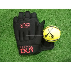 Gants de hurling de meilleure qualité pas cher prix Logo sur mesure anti-dérapant jeux de hurling gants de grip demi-doigts gants GAA - Product Image 4