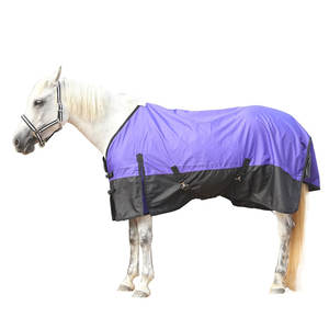 Couverture d'hiver imperméable pour chevaux, poids lourd, orange et noir, 70 pouces, couvertures et draps pour chevaux de qualité supérieure - Product Image 1