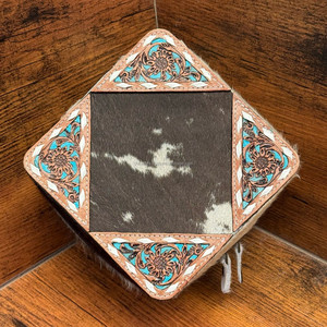 กล่องเก็บเครื่องประดับสำหรับเดินทางขนาดใหญ่สำหรับผู้หญิงผู้หญิงผู้หญิงอุปกรณ์จัดระเบียบเครื่องประดับหนังทำมือกล่องเก็บแหวนแบบพกพาต่างหู - Product Image 4