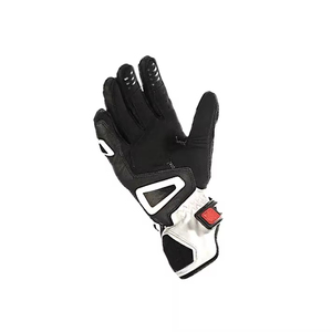 Guantes de Motociclismo de Piel Sintética de Alta Calidad, Guantes de Carreras para Motocicleta, Diseño Deportivo con Patrón Cruzado en los Dedos - Product Image 4