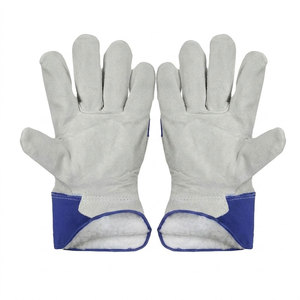 Gants de sécurité antidérapants en cuir de vachette pleine fleur certifiés CE, 11 oz, robustes, pour travaux de rigging, usage domestique et jardinage - Product Image 2