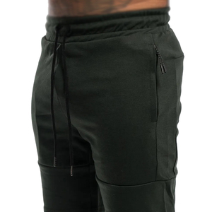 กางเกงขาสั้นออกกำลังกายผู้ชายผ้าขนสัตว์แบบสั่งทำพิเศษ เอวสูง ระบายอากาศได้ดี กันน้ำ มีกระเป๋าซิป เหมาะสำหรับเล่นกีฬาและออกกำลังกายในยิม - Product Image 5