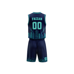 Uniforme de basket-ball sublimé respirant 100% polyester, taille plus, sur mesure, nouveau design, vêtements de sport - Product Image 2