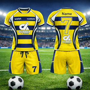 Jersey de Fútbol Americano Personalizado 2025, Transpirable, para Hombre, Talla Grande, Bordado, 100% Poliéster, Manga Corta, Logotipo Frontal, Ropa de Equipo - Product Image 3