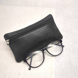 Monedero de Cuero PU para Mujer, Estuche Protector para Gafas, Accesorio de Viaje Portátil, Forrado de Terciopelo, Cierre de PVC, Directo de Fábrica - Product Image 4