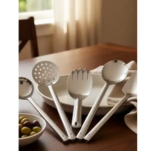 Juego de utensilios de acero inoxidable de nuevo diseño a precio económico, ecológico para el hogar, hoteles y restaurantes, juego de cucharas. - Product Image 4