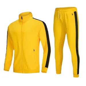 도매 디자인 나만의 스포츠 운동복, 남자 트랙 슈트 스포츠 세트, 남성용 체육관 트랙 슈트