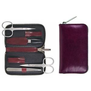 Kit de manucure classique 5 en 1 en acier inoxydable avec sac à fermeture éclair, ensemble de manucure portable pour adultes - Product Image 4
