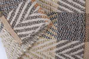 Tapis en jute tissé à la main, jacquard, 14 pieds x 10 pieds, tissage plat, écologique, moderne, antidérapant, pour la maison, l'hôtel, le bureau - Product Image 3