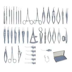 Kit de Instrumentos Profesionales para Cirugía de Cataratas, Herramientas Quirúrgicas Oftálmicas de Acero Inoxidable para Procedimientos de Cirugía Ocular - Product Image 1