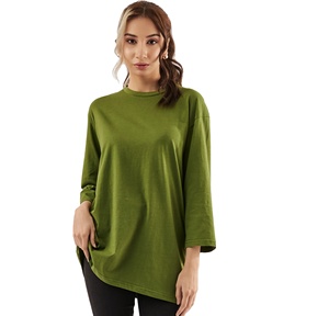 Camiseta de gran tamaño pesada GSM 240 de alta calidad, ropa de calle personalizada de algodón pesado en blanco, camisetas de gran tamaño transpirables - Product Image 6