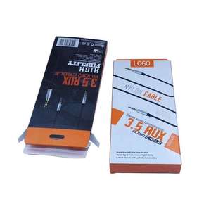 Boîte en carton directement de l'usine pour l'emballage de câbles de charge rapide avec trou de suspension - Product Image 2