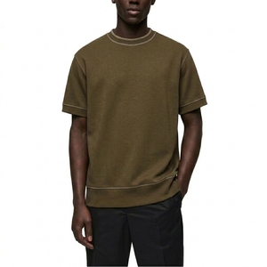 T-shirts pour hommes de style classique à col rond, anti-boulochage, tissu respirant, vêtements d'été pour hommes à prix avantageux - Product Image 1