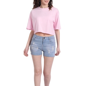 Camiseta Corta de Moda, Personalizada, Ecológica, 100% Algodón, de Secado Rápido, para Gimnasio, Holgada, de Talla Grande - Product Image 1