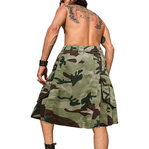Kilt écossais pour hommes, motif camouflage unique 2026, kilt des Highlands confortable en coton - Product Image 2