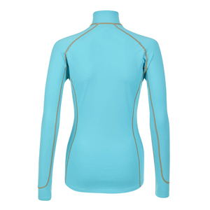 Camiseta térmica premium para mujer, con cremallera corta, para equitación, suave, elástica, para entrenamiento. - Product Image 5