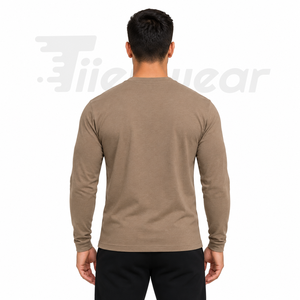 Casual <b>Mens</b> Regular <b>Fit</b> Long Sleeve <b>T</b> <b>Shirts</b> Smooth Cotton Jersey O-Neck Quick <b>Dry</b> Breathable Eco-Friendly Office <b>T</b> <b>shirts</b> - Product Image 4