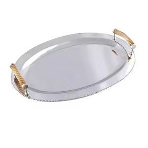 ถาดเสิร์ฟอาหารสแตนเลสหรูหราสำหรับบุฟเฟ่ต์ ร้านอาหาร ขายส่ง - Product Image 4