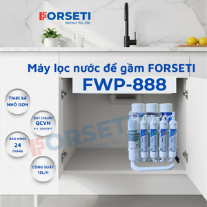 เครื่องกรองน้ำระบบ Reverse Osmosis แบบติดตั้งใต้ซิงค์ รุ่น FWP-888 ยี่ห้อ Forseti 80GPD ใช้งานง่าย สำหรับภายนอกอาคาร รับประกัน 3 ปี แบบผง - Product Image 5
