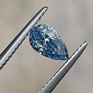 Diamant de laboratoire blanc fantaisie VS1 de 2 carats, taille poire, excellente qualité, percé au laser, certifié IGI, diamant JC, bijoux fins sur mesure - Product Image 4