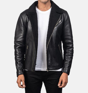 Chaqueta de cuero de diseño de moda para hombre, nueva llegada, chaqueta de cuero PU para hombre, chaqueta de cuero vacuno de primera calidad - Product Image 1