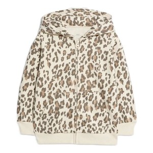 Unisex <b>Leopard</b> <b>Print</b> Hooded <b>Sweatshirt</b> Regular Fit Casual Cotton Knitted Zipper Front Autumn Wear Custom Zipper Mens Hoodies - Product Image 1