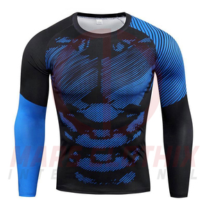 Conjunto Deportivo de Compresión para Hombre, Fabricación Profesional, Ropa de Gimnasio, Camiseta y Pantalones de Compresión para Adultos - Product Image 2