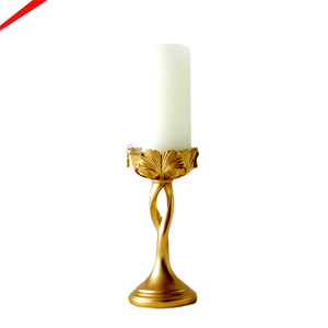 Elegant <b>Silver</b> Metal Eco-Friendly Handmade <b>Candlestick</b> Holder for Weddings Dinner Parties - Product Image 2