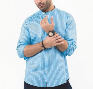 Nouvelle mode polynésienne : Chemise décontractée pour homme à manches longues en satin, respirante, écologique, tissée, anti-plis, idéale pour la plage et le printemps - Product Image 6