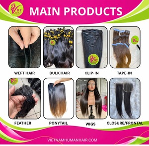 Vietnamese 100% <b>Real</b> Human <b>Hair</b> <b>Ponytail</b> Wholesale Natural Color Cheap Price Fast Shipping - Product Image 6