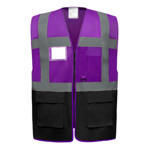 Gilet de sécurité réfléchissant fluorescent antistatique et imperméable de haute visibilité CRESTLINE INDUSTRY, vêtements de travail personnalisés de marque supérieure - Product Image 5
