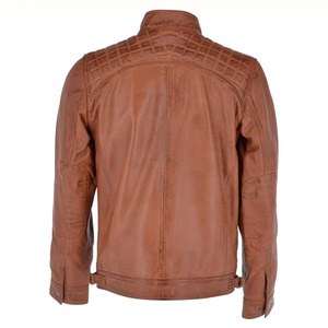 <b>Top</b> Sales Affordable Price Comfortable To Wear Men <b>Leather</b> Jacket New Arrival <b>High</b> Quality Fashion <b>Leather</b> Jacket For Men - Product Image 3