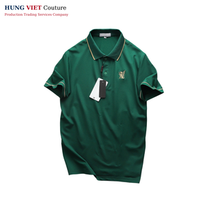 2025 polos pour hommes populaires chemise à manches courtes unisexe Collection d'été polo uni Logo personnalisé avec des prix bon marché - Product Image 2