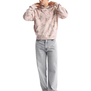 Sudadera con Capucha Extra Grande de Camuflaje Rosa Personalizada, Sudadera de Felpa de Algodón Grueso para Hombre y Mujer - Product Image 1