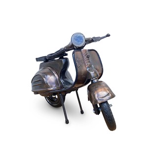 Modelo de Scooter Vespa en Miniatura Hecho a Mano, de Hierro y Metal, Decorativo para el Hogar y Regalos - Product Image 1
