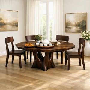 Luxali Wooden Luxurious and uniquely crafted wooden <b>dining</b> <b>table</b> designed to create a warm and inviting atmosphere. - Product Image 1