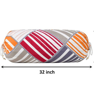 Luxury Bolster Pillow <b>Cover</b> with Soft Fabric Customizable Colors & Sizes Eco-Friendly for Home Bedroom <b>Sofa</b> Bedding - Product Image 5