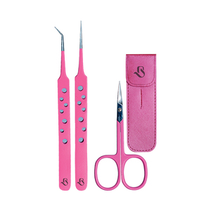 Bisons Wholesale Professional <b>Lash</b> Extension Tweezers Set Stainless Steel Beauty Tools <b>Kit</b> - Product Image 1