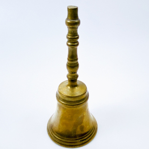 Cloche à main en laiton de haute qualité pour Noël cloche à poignée en relief en laiton antique utilisée pour le Service d'appel de bureau de bureau - Product Image 6