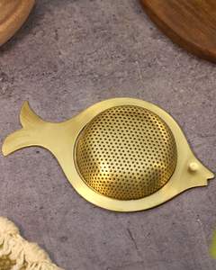 Infuseur à thé en cuivre à mailles fines avec poignée, filtre réutilisable pour thé en vrac, pour tasse, théière, maison, cuisine, hôtel, restaurant - Product Image 6