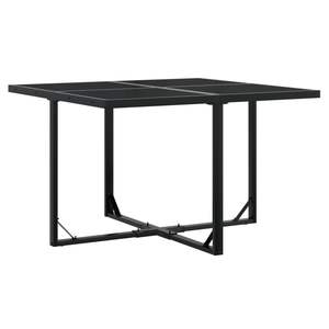 Conjunto de Comedor Plegable de 5 Piezas para Jardín, Muebles de Patio de Ratán PE Negro - Product Image 5