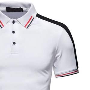 Maillot de sport personnalisé OEM vierge pour homme, style Angleterre, à séchage rapide, manches courtes, en jersey polyester/coton, grandes tailles - Product Image 6