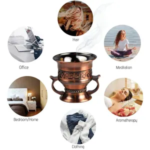 Luxury Religious Ornamental Bakhoor <b>Incense</b> Burner Crafted for Arabic <b>Oud</b> Offering Refined Aroma Eco-friendly Interior - Product Image 6
