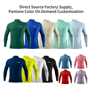 Custom Short Sleeve Rash Guard <b>Compression</b> <b>Shirt</b> Sublimation MMA Surf Wear Quick Dry OEM ODM Wholesale Manufacturer - Product Image 4