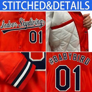 Custom <b>Baseball</b> <b>Jacket</b> Varsity Classic Letterman Bomber Coats Personalized Sports Sweatshirt <b>for</b> <b>Men</b> Women Youth - Product Image 3
