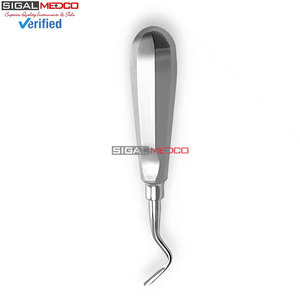 Élévateur apical angulaire gauche de 6 pouces # 302 Instrument d'extraction dentaire, élévateur chirurgical luxateur en acier inoxydable pour racine dentaire - Product Image 5