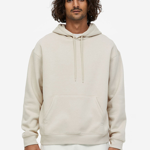 Sudaderas con Capucha Extra Grandes Unisex, Color Sólido Rojo/Negro/Gris, Otoño Invierno, Forro Polar, Logotipo Frontal, Estilo Hip Hop, 100% Algodón - Product Image 3