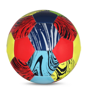 Balón de Fútbol de PU Colorido con Patrón Combinado, Tamaño Personalizado, Balón de Entrenamiento Ligero para Niños, Entretenimiento, Deportes en Interiores y Exteriores - Product Image 4