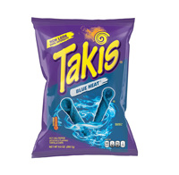 Chips de tortilla roulées Takiss Pickle Punch, saveur aneth piquant et épicé, 260g