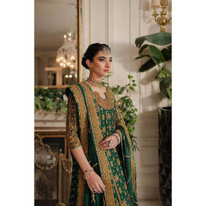 Conjunto de Satén de Diseñador con Top y Pantalón y Dupatta para Fiestas - Product Image 3